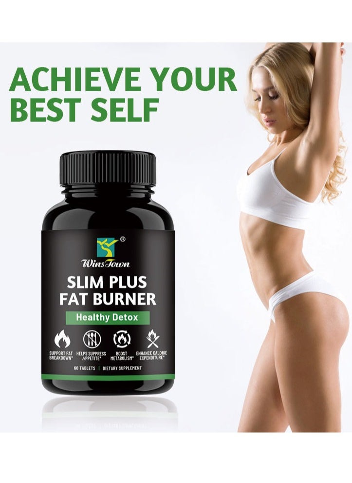 Wins Town - Fat Burner Pills: Activate Fat Metabolism, Suppress Appetite Impulses, and Regain a Vital and Fit Body - Image 1