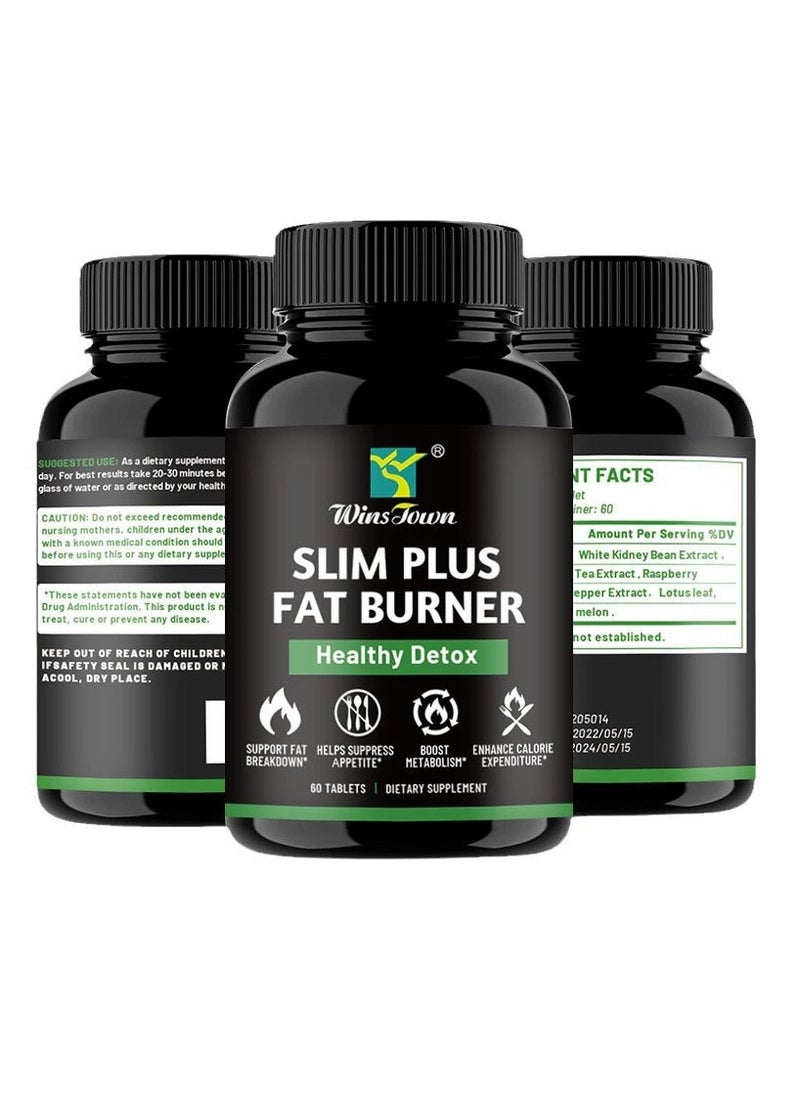 Wins Town - Fat Burner Pills: Activate Fat Metabolism, Suppress Appetite Impulses, and Regain a Vital and Fit Body - Image 1