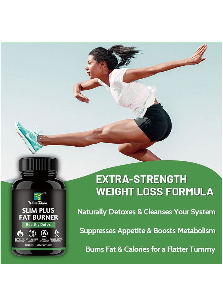 Wins Town - Fat Burner Pills: Activate Fat Metabolism, Suppress Appetite Impulses, and Regain a Vital and Fit Body - Image 1