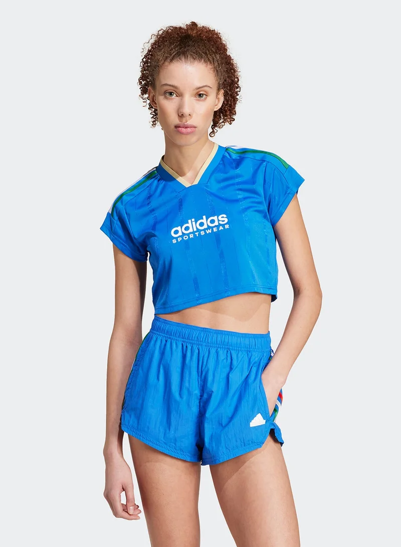 Tiro 3 Stripe Cropped Jersey