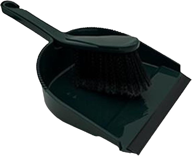 Homepointe Dustpan and Brush Set - Green - Image 1