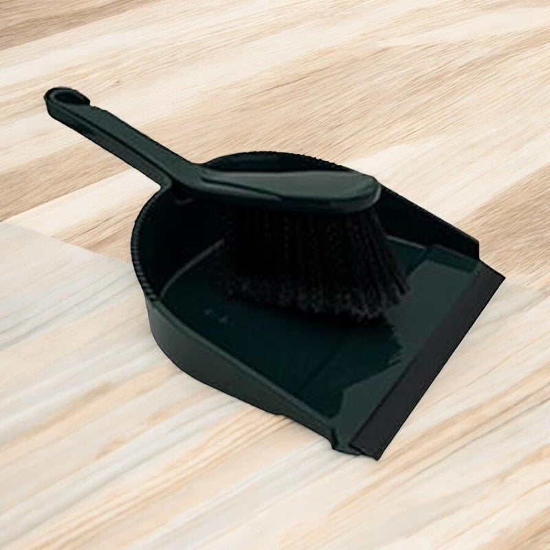 Homepointe Dustpan and Brush Set - Green - Image 2