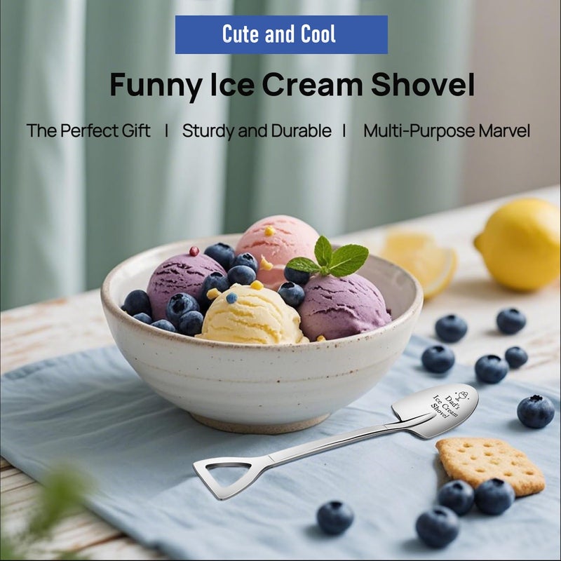 Fayomir Dad Gifts For Fathers Day  Fathers Day Gifts For Dad  Dads Ice Cream Shovel  Birthday Gifts For Dad  Unique Gifts For Men  Funny Fathers Gifts From Daughter Son  Cute Ice Cream Shovel - Image 2