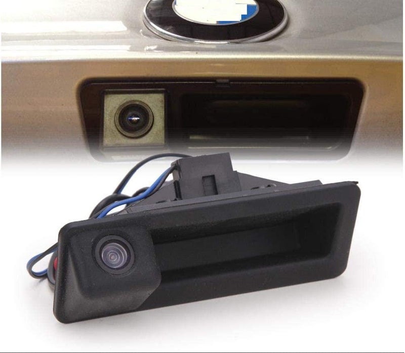 TheCoolCube Car Trunk Handle Camera Rear View HD Camera for BMW 3 Series 5 Series BMW X5 X1 E82 E88 E84 E90 E91 E92 E93 E60 E61 E70 E71 E72 (2003-2009 - Image 1