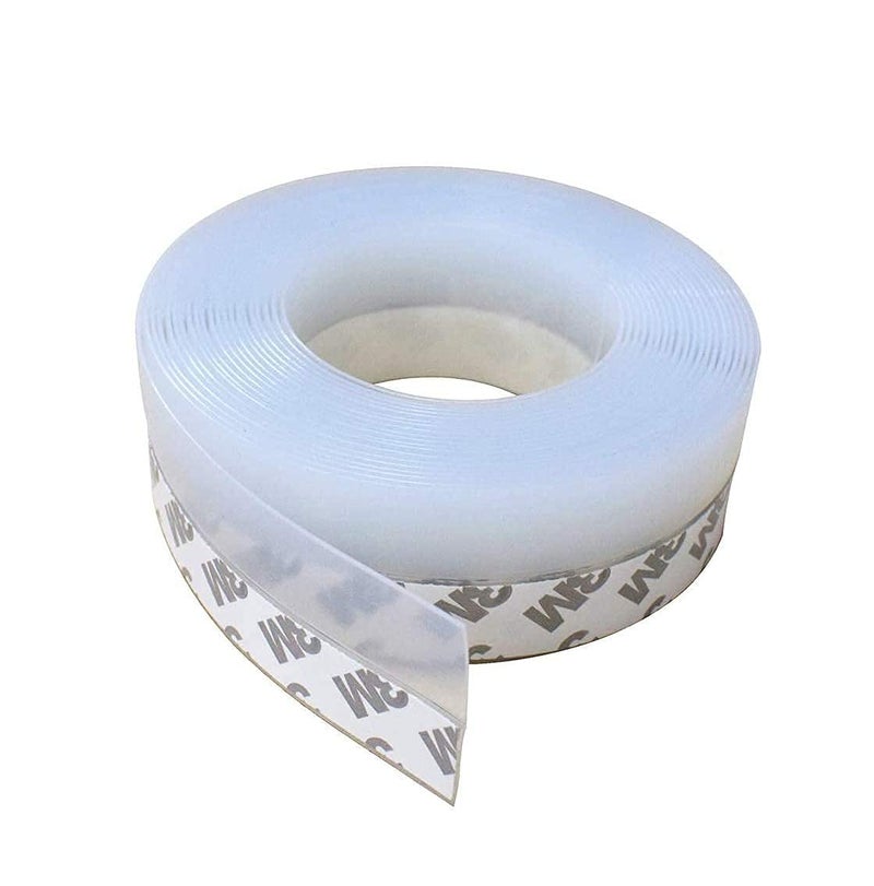 Tomex WZA Door Tape for Seal Window Sealing Tapes Silicone Door Strips Door Weather Seal Bottom Door Seal Silicone Door Tape 3 Meter985ft Width 45mm138inch Transparent - Image 1