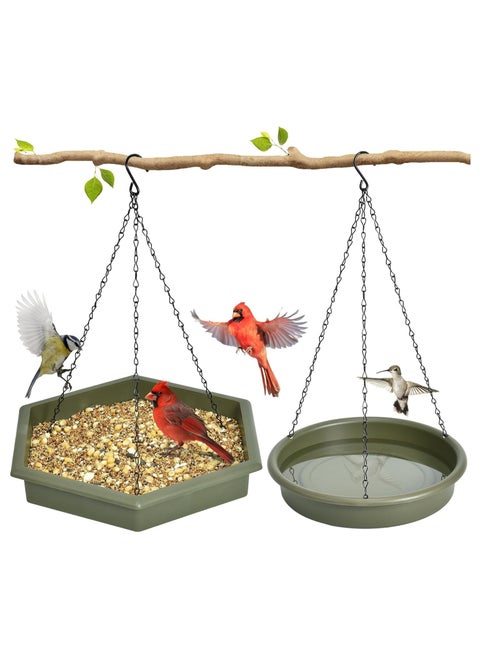 Feeding Basket Outdoor Garden Hanging Feeder Automatic