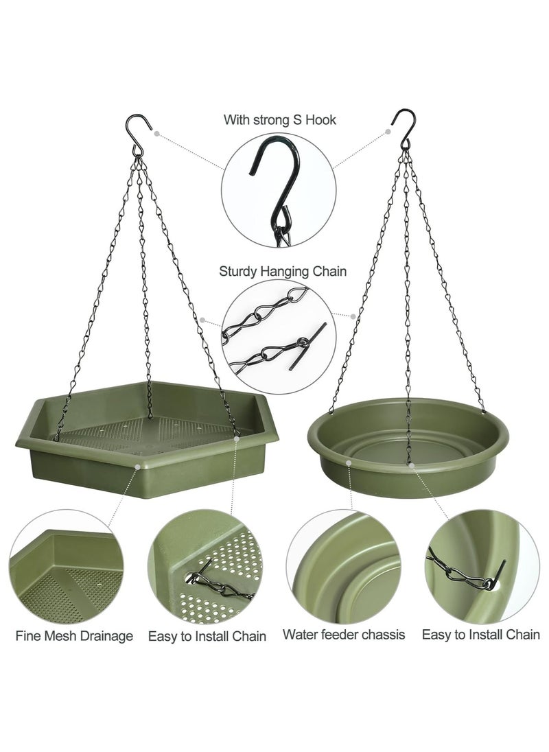 Feeding Basket Outdoor Garden Hanging Feeder Automatic
