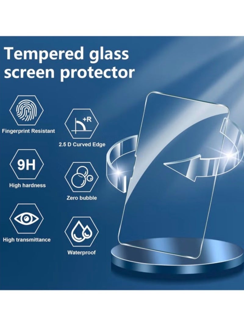 واقي شاشة من الزجاج المقوى لجهاز iPad مقاس 9.7 بوصة (الجيل السادس/الخامس، 2018/2017)، وiPad Air 1، وiPad Air 2، وiPad Pro مقاس 9.7 بوصة - وضوح عالي الجودة، وصلابة 9H، ومقاوم للخدش، وسهل التركيب لتوفير أقصى حماية للشاشة وأداء ملمس سلس. - Image 3