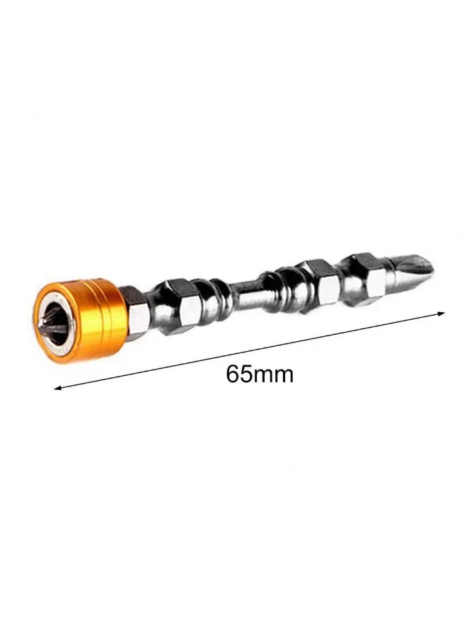 10 Pcs Magnetic Screwdriver Bit Set 65mm, PH2 Phillips S2 Steel Driver Bits with Magnetic Ring, Anti-Slip Precision Screw Bits for Electric Drill, Impact Driver & Screw Gun - Image 4