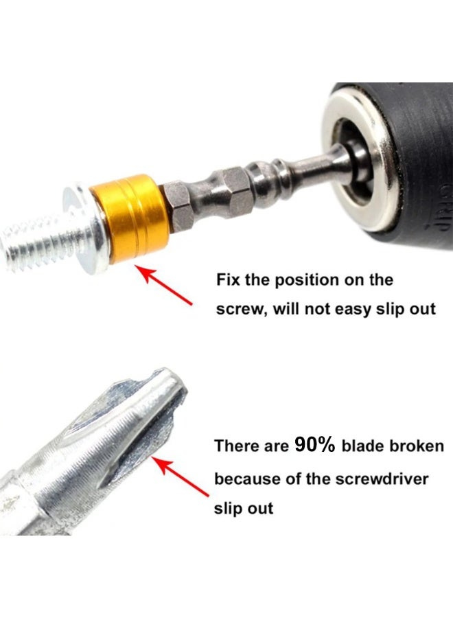 10 Pcs Magnetic Screwdriver Bit Set 65mm, PH2 Phillips S2 Steel Driver Bits with Magnetic Ring, Anti-Slip Precision Screw Bits for Electric Drill, Impact Driver & Screw Gun - Image 3