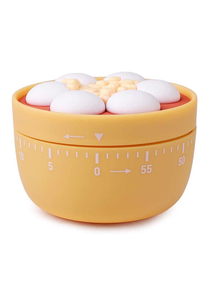SYOSI - SYOSI 60 Minutes Countdown Desserts Mechanical Timer Management 360°Wind Up Dial Rotating Reminder - Image 1