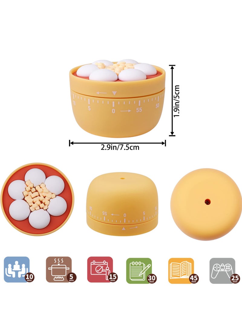 SYOSI - SYOSI 60 Minutes Countdown Desserts Mechanical Timer Management 360°Wind Up Dial Rotating Reminder - Image 1
