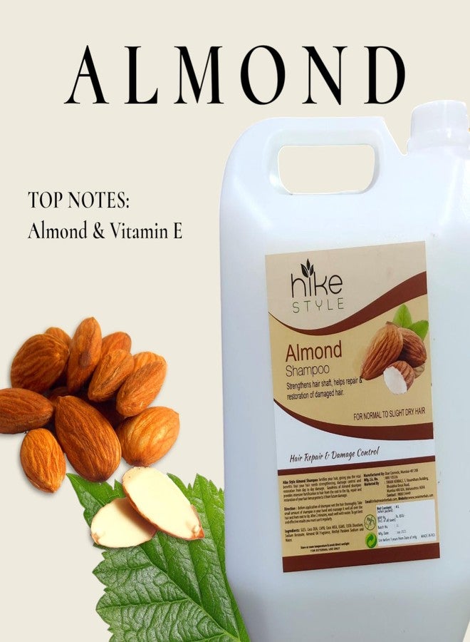 HIKE STYLES Hike Style Herbal Extracts ALMOND Shampoo - 4L Refill Can | Healthy & Shiny Hair Care - Image 3