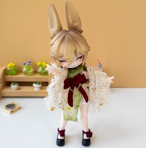 CALEMBOU BJD Blind Box, Jumping Moon Time Rabbits Series 16cm Ball Jointed Doll, Cute Dress Up Doll with Joints, Collection Action Figure Toys, Gift for Girls Boys (Jumping Moon Time-1pc) - Image 3