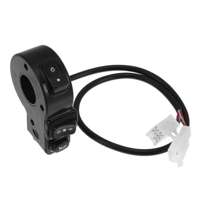 7 Inch Motorcycle Handlebar Switch 3 In 1 Headlight Turn Signal Horn Control For Electric Bike Dirt Bike Utv - Image 2