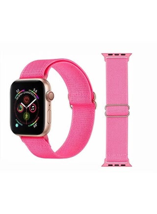 Solid Adjustable Braided Solo Band for Apple Watch Series 6/SE/5/4/3/2/1 44/42mm Pink - pzsku/Z5AED85F9EFF08235A767Z/45/_/1739127867/d1c92982-29c1-4db7-ad18-a5df646dea42