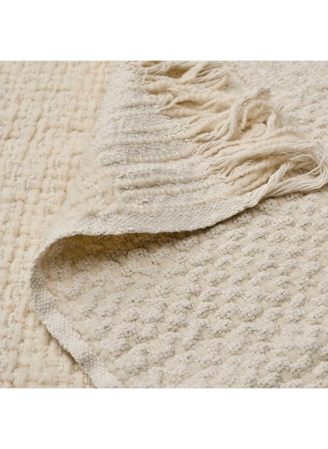 erorex Throw, Off-White, 130X170 Cm  - Image 4