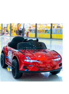 PENG GENERAL Kids Electric Ride on Vehicles, Motorised Toy Cars Children Electric Car with Remote Control, Baby Ride on Toy Car Electric Car Red  - Image 2