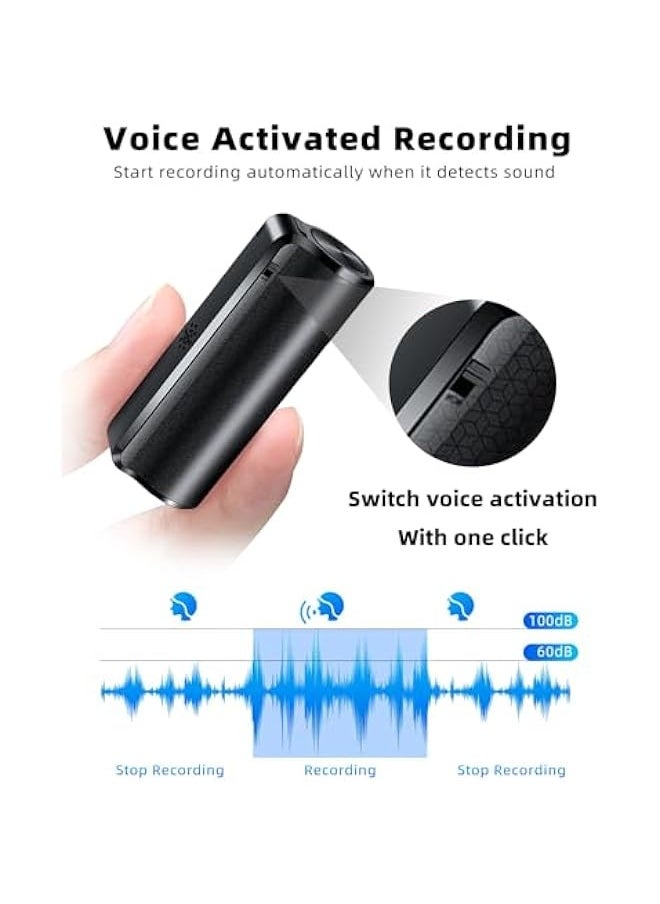 AL RAID - 64G Magnetic Voice Recorder with AI-Triple Noise Reduction,Recording Device with 1600 Hours Recording Capacity,Voice Activated Audio Recorder,Digital Voice Recorder for Meetings/Interviews/Classroom - Image 1