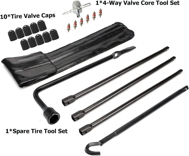 Dr.Roc Compatible with Spare Tire Tool Kit with Spare Tire Jack Handle and Wheel Lug Wrench 2003-2018 Dodge Ram 1500 and 2019 Ram 1500 Classic - Image 5