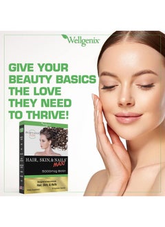 wellgenix Purvana Max Hair Skin And Nails Vitamin Vegetable Capsules For High Absorption Double Strength Biotin 5000 Mcg Vit A & B Folic Acid Grape Seed Extract Herbal Supplement (30 Count) (1 Pack)  - Image 4