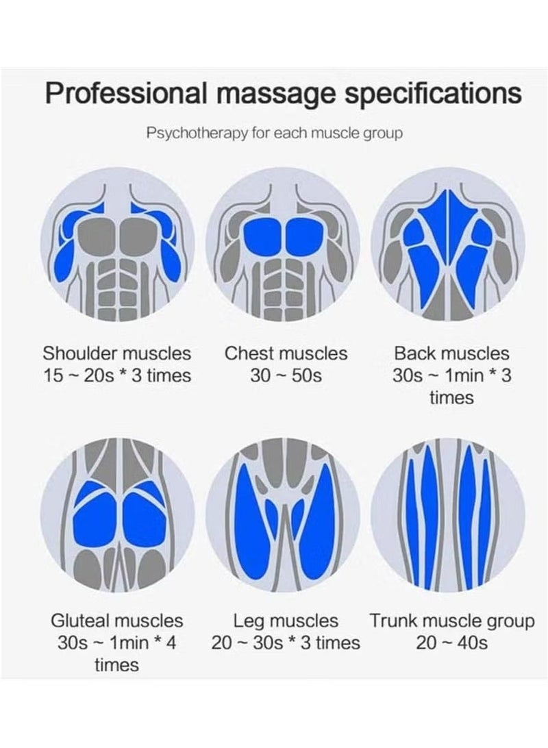 مايكروبلس مسدس تدليك الأنسجة العميقة قابل لإعادة الشحن | مسدس تدليك العضلات، جهاز تدليك الأنسجة العميقة، تدريب عالي الكثافة، استرخاء الجسم، تنحيف، تشكيل، تخفيف الألم | مع 4 ملحقات، أسود، Mp-4733 - Image 1