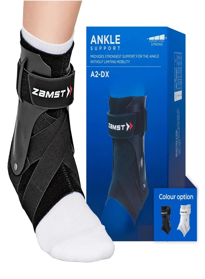 Zamst A2DX Advanced Ankle Protection | Adjustable Compression Sleeve with Wrap Pad for Sports, Heel Pain & Plantar Fasciitis Relief | Right Ankle | Medium | - Image 1