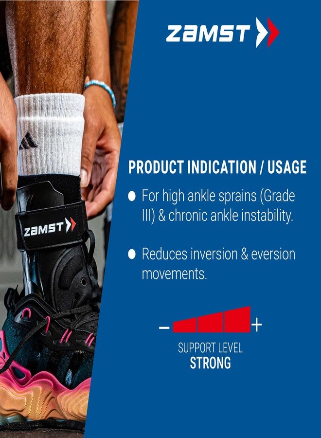 Zamst A2DX Advanced Ankle Protection | Adjustable Compression Sleeve with Wrap Pad for Sports, Heel Pain & Plantar Fasciitis Relief | Right Ankle | Medium | - Image 5