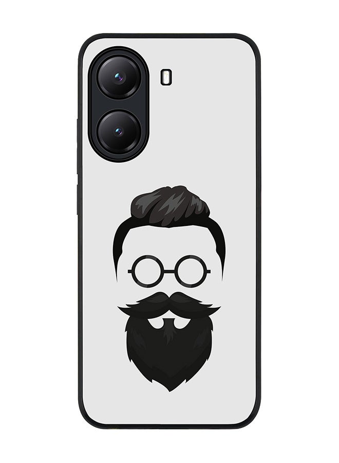 Stylizedd For Xiaomi Poco X7 Pro 5G Case,Slim fit Camera Protection, Shockproof Thin Phone cover  - Beard Hipster - Image 1