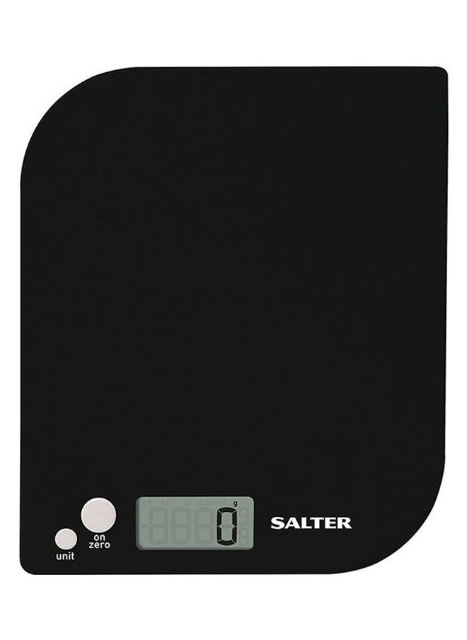Salter Digital Kitchen Scale 5kg Capacity LCD Display Easy to Clean Black & white ( 1177 BKCEU16 )  - Image 1