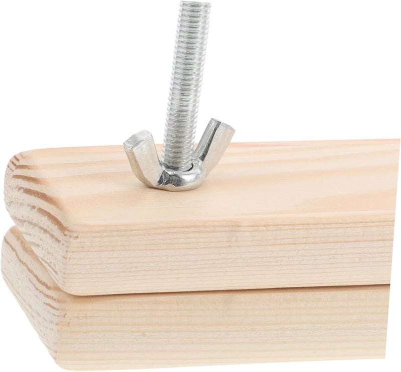 Housoutil 1set Wooden Book Binding Tool Paper Presser for Smoothing Book Edges for Bookbinding Projects Pine Material Spacer Tool - Image 3