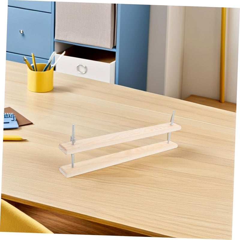 Housoutil 1set Wooden Book Binding Tool Paper Presser for Smoothing Book Edges for Bookbinding Projects Pine Material Spacer Tool - Image 5