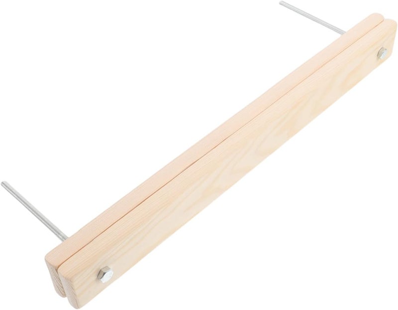 Housoutil 1set Wooden Book Binding Tool Paper Presser for Smoothing Book Edges for Bookbinding Projects Pine Material Spacer Tool - Image 1