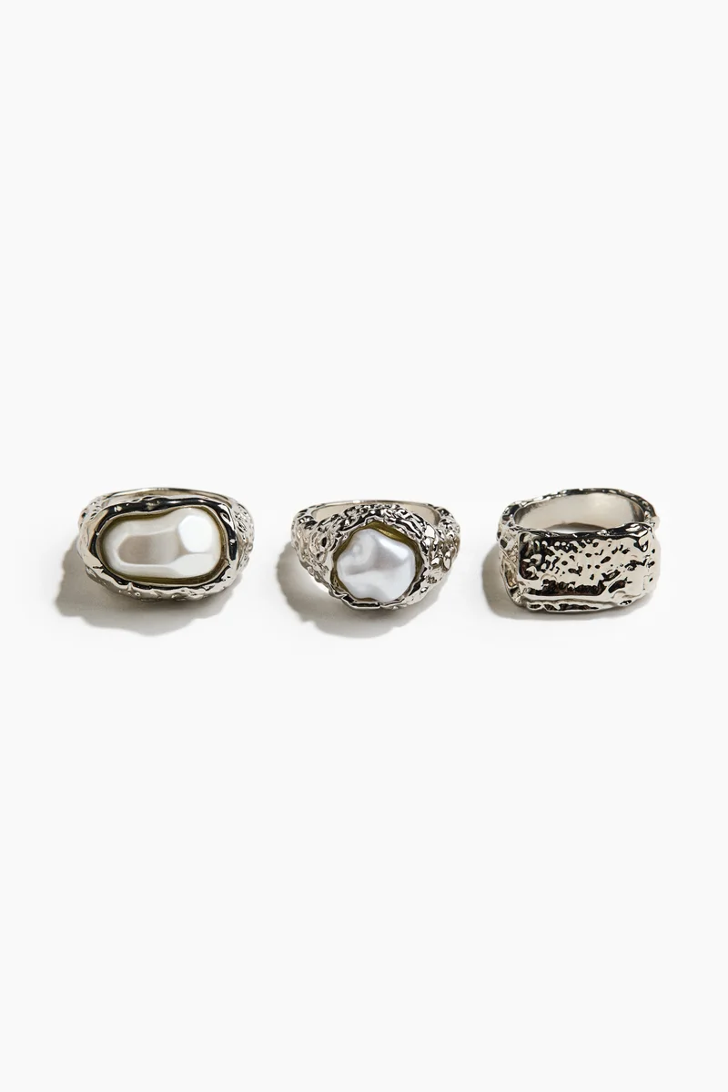 H&M  3-pack rings for Women | Best Price UAE