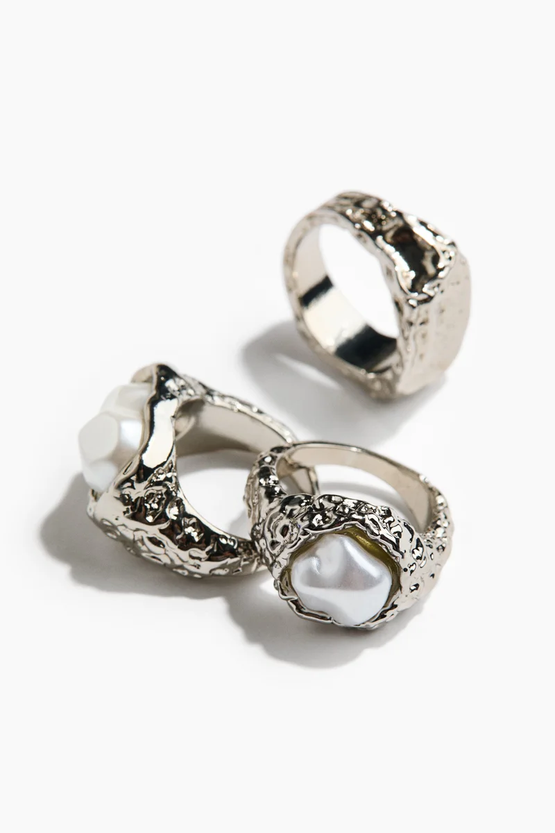 H&M  3-pack rings for Women | Best Price UAE