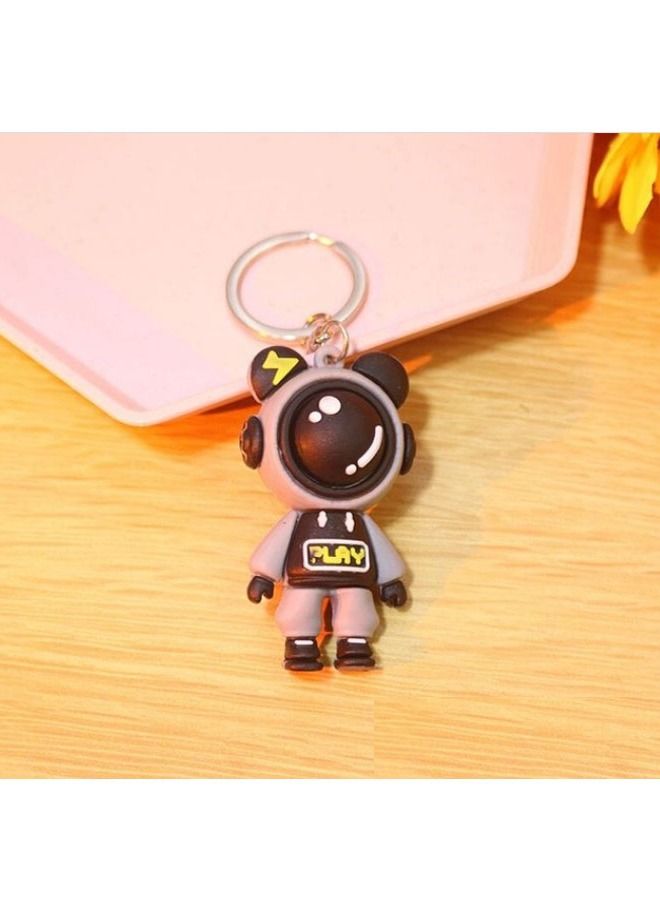 ميدالية مفاتيح كرتونية مميزة اكسسوار لطيف سلسلة مفاتيح بشخصية رجل فضاء يتناسب مع السيارة والمحفظة والحقيبة هدية ابداعية لطيفة