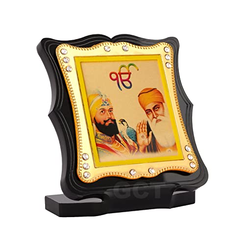 GCT Sikh Guru's (J002-3-A) Sikh Religious Acrylic Frame for Car Dashboard (L*B*H- 2.6 x 1.2 x 3 Inches) - Image 3