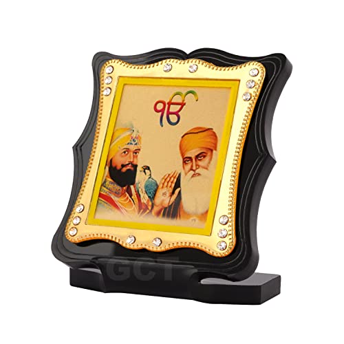 GCT Sikh Guru's (J002-3-A) Sikh Religious Acrylic Frame for Car Dashboard (L*B*H- 2.6 x 1.2 x 3 Inches) - Image 4