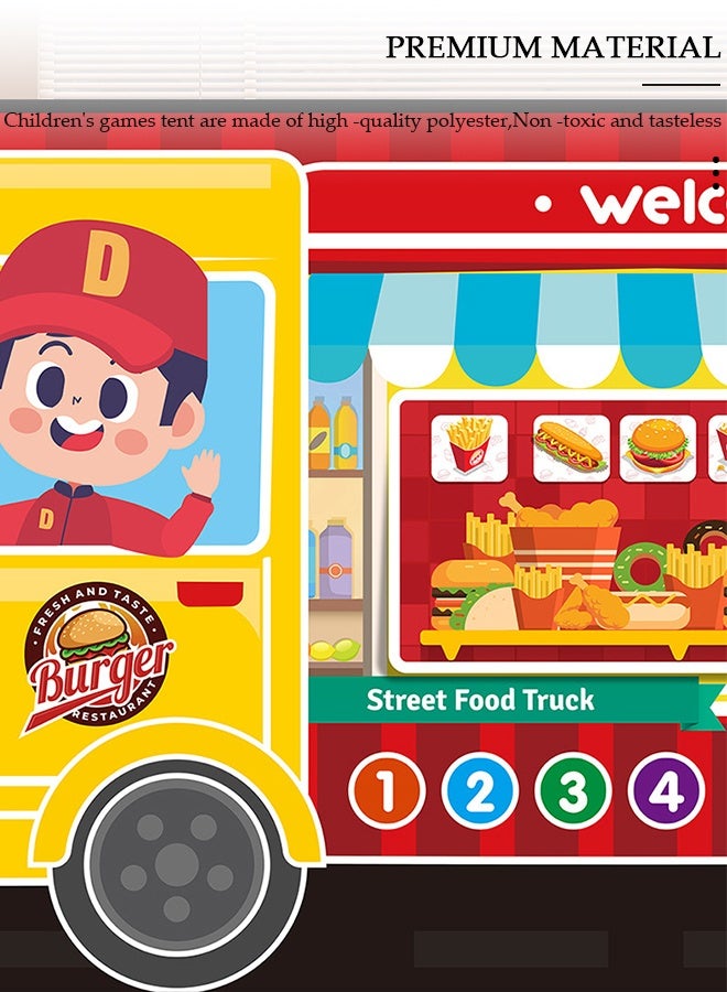 DUNISO Play Tent for Kids, Washable Children's Tent with Skylight, Foldable Kids Playhouse, Kids Pop Up Tent, Portable Game Tent for Indoor and Outdoor, Outdoor Collapsible Tent for Girls & Boys - Image 3