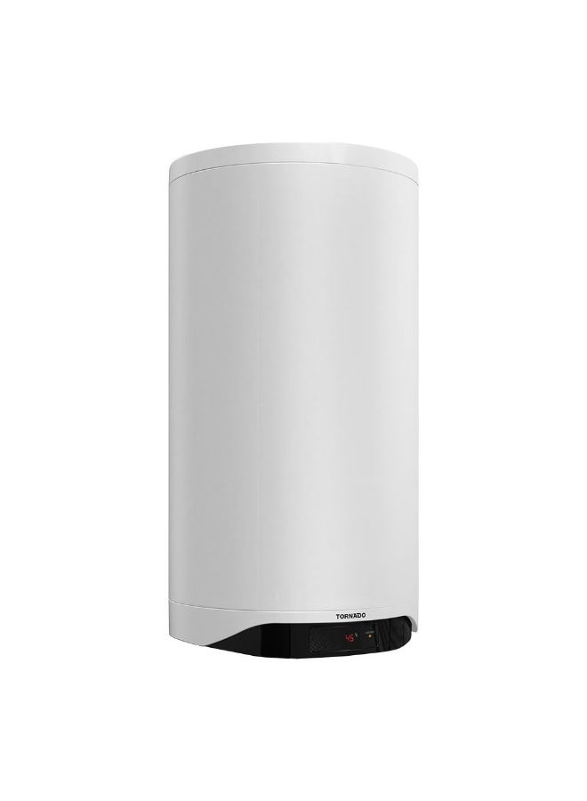TORNADO Electric Water Heater 80 L Enamel Smart Digital White TEEE-80D1W - Image 2
