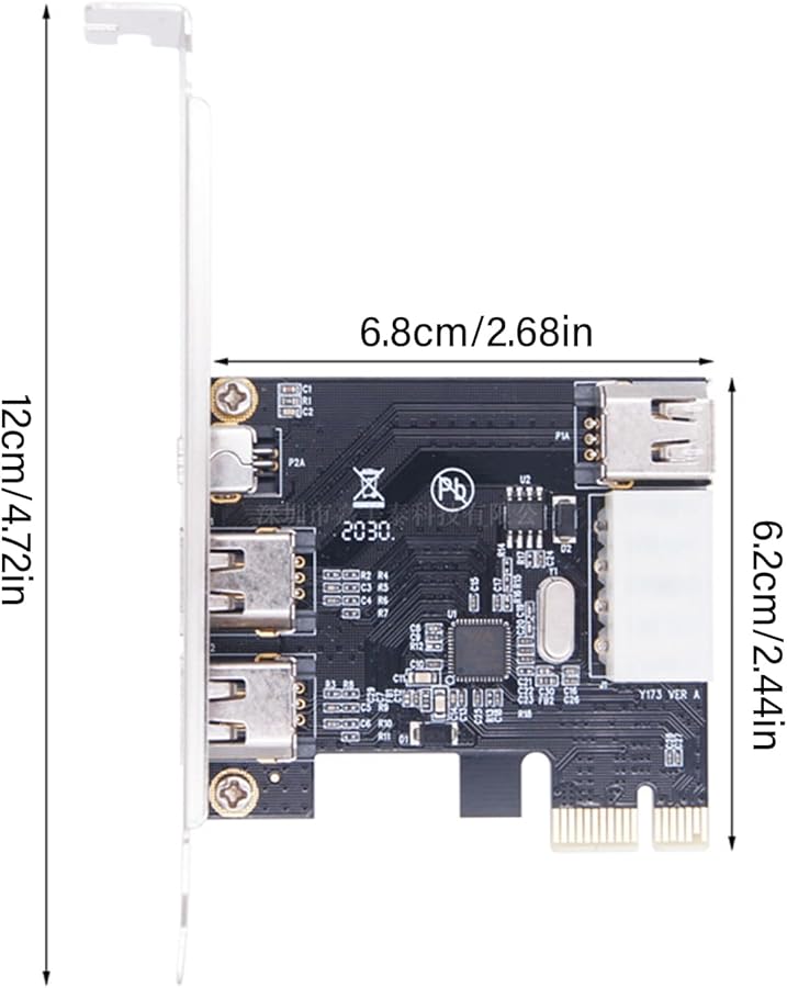 4 Port PCIE 1X to 1394 FireWire Video Capture Card Adapter for Desktop Computer Professional Video Processing - Image 4