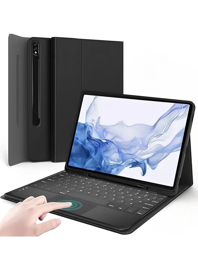 general Compatible with Samsung Galaxy Tab S9 Ultra 14.6 inch 2023 Keyboard Case Tablet Cover With Bluetooth Keyboard for Galaxy Tab S9 Ultra Case - Image 1