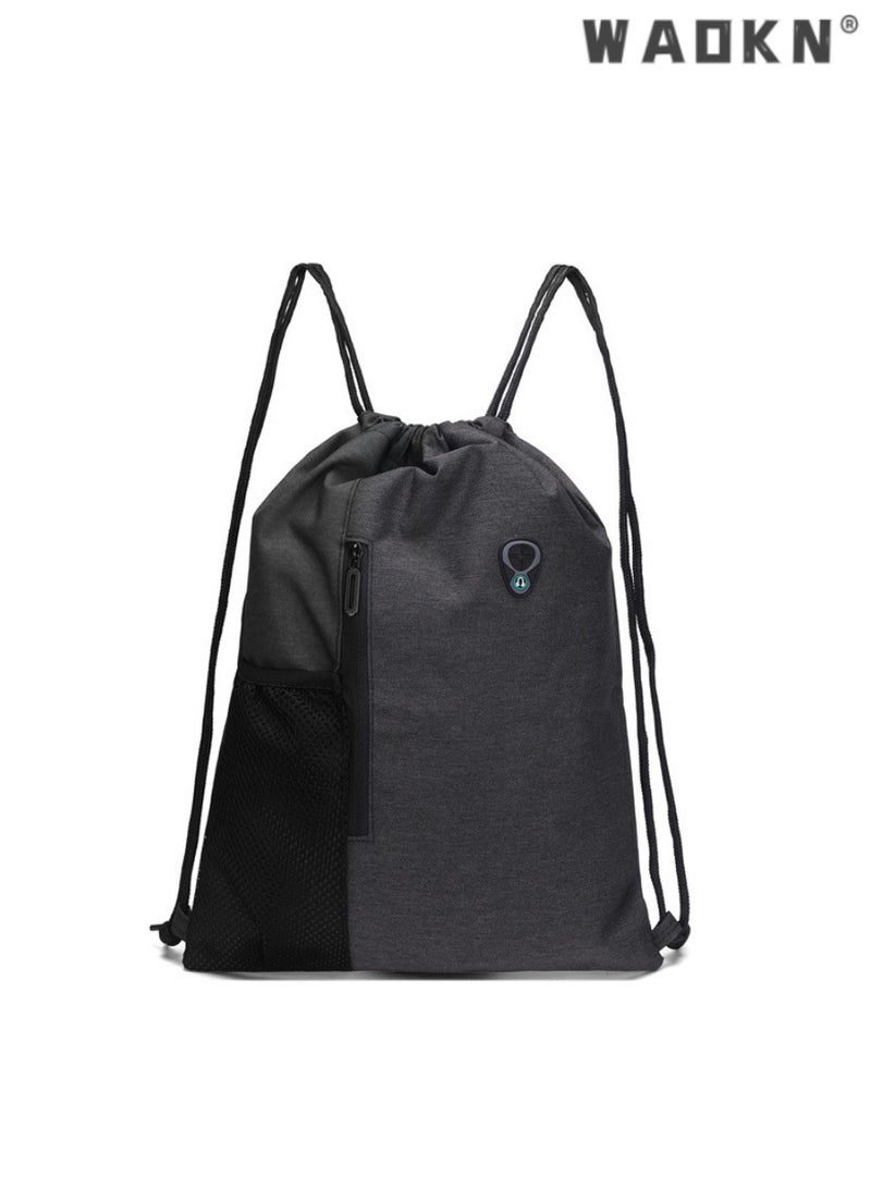 WAOKN Sports Drawstring Backpack, Lightweight, Water-Resistant Gym Sack for Running, Fitness,Travel,and Outdoor Activities，Perfect for Carrying Essentials, Durable, Easy to Use, Versatile Storage Solution - Image 1