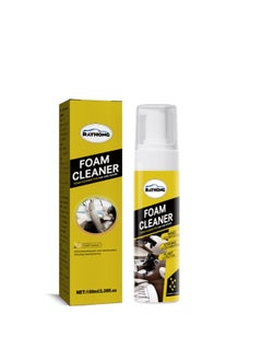 RAYHONG Multifunctional Car Foam Cleaner,100ml No Flushing Car Interior Cleaning,Grease-Free Cleaner All Purpose Foam Cleaner Spray Lemon Flavor For Car House Kitchen  - Image 4