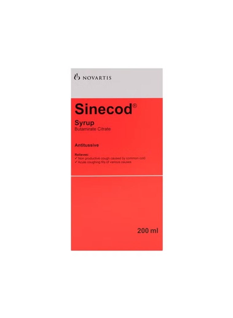 Sinecod Cough Syrup 200ml