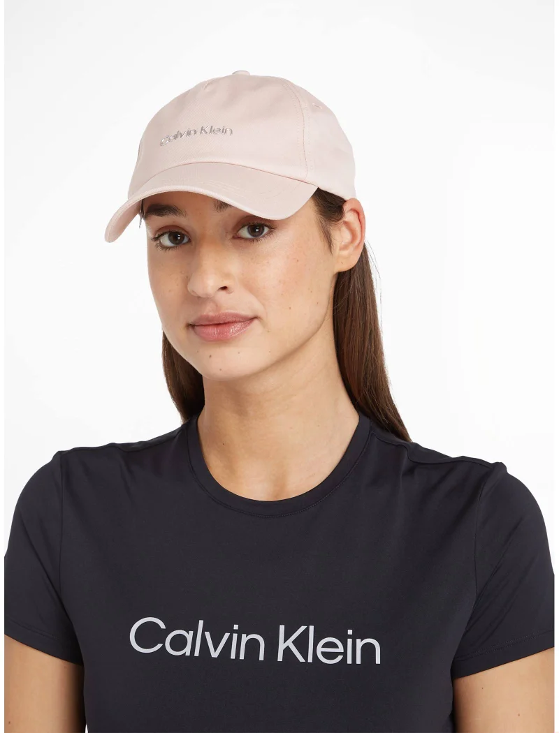 CALVIN KLEIN Women's Cotton Twill Cap, Pink