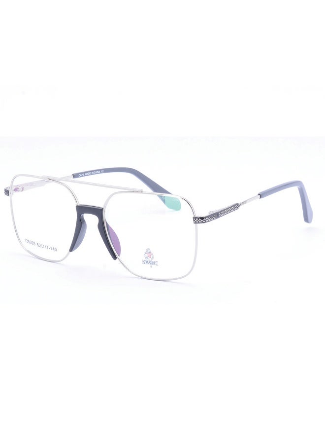 Player Men's rectangular eyeglass frame - high-quality metal - with original case and cleaning cloth - Image 1