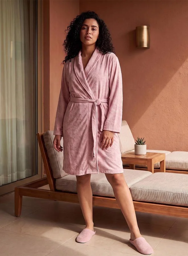Splash FAV Intimates Terry Bathrobe and Slippers