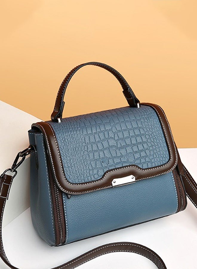 Authentic leather texture, stylish women's bag, versatile shoulder and crossbody bag, large capacity, perfect for hand-carry - Image 4