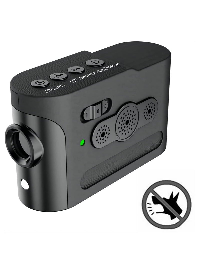 NIBEMINENT Sonic Anti-Barking Device, Rechargeable Bark Deterrent Ultrasonic Control Device Dog Behavior Aid Dual-Mode Controller(Automatic and Manual Training) - Image 1